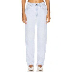aligrace Classic Relaxed Customs Straight Jeans in Light Blue